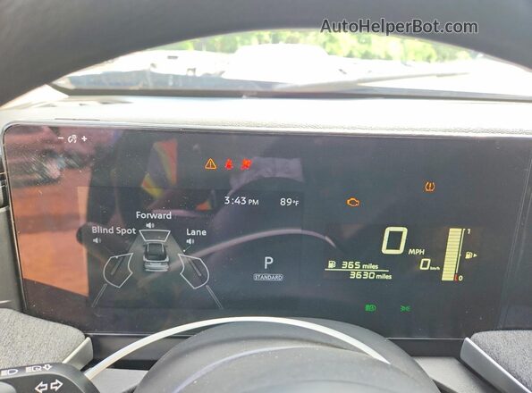 3N8AP6CE3TL372731 2026 NISSAN KICKS Blue Widok zestawu wskaźników