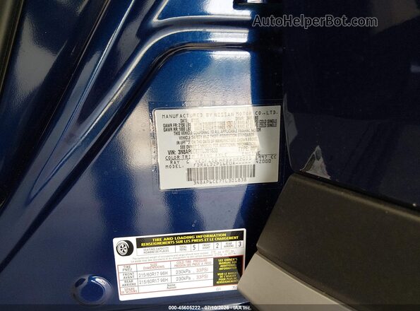 3N8AP6CE7TL301838 2026 NISSAN KICKS Blue Вид підкапотного простору