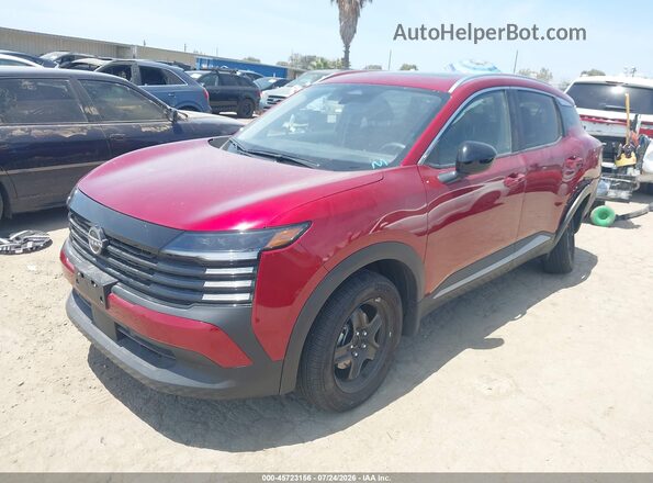 3N8AP6CE9TL342150 2026 NISSAN KICKS Red Առջևի ձախ երեք քառորդ տեսարան