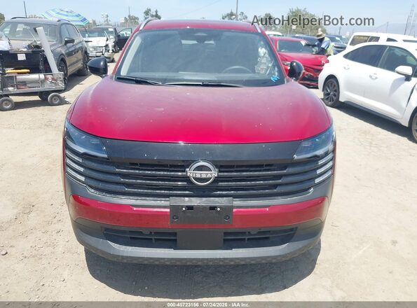 3N8AP6CE9TL342150 2026 NISSAN KICKS Red Առջևի վահանակի տեսք