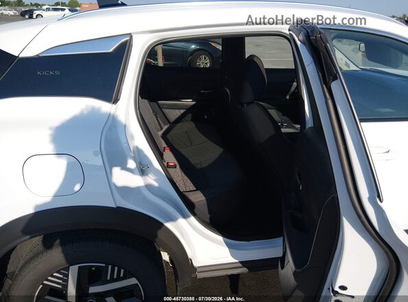 3N8AP6CEXTL316740 2026 NISSAN KICKS White VIN sticker view