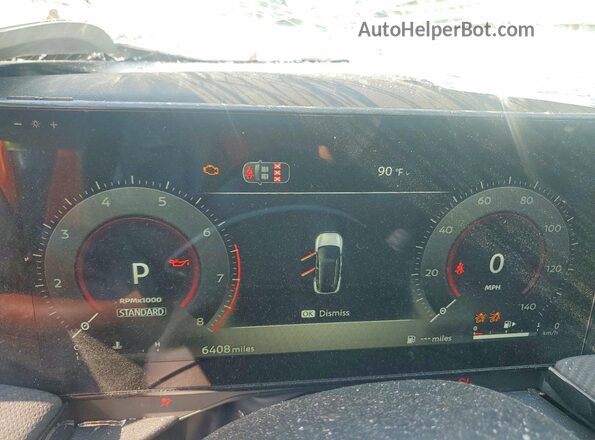 3N8AP6DA1TL327914 2026 NISSAN KICKS Brown Вид щитка приладів