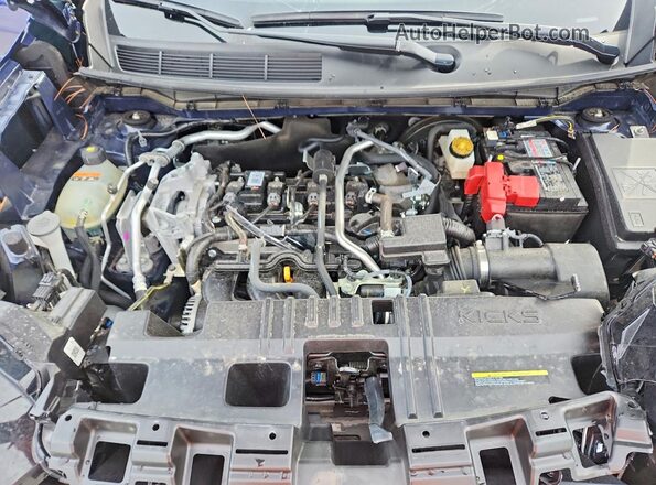 3N8AP6DA2SL340329 2025 NISSAN KICKS Blue Vista interior trasera