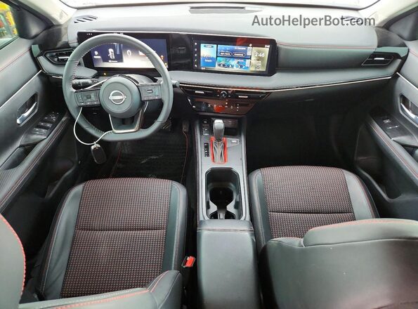 3N8AP6DA3SL360055 2025 NISSAN KICKS White წინა პანელის ხედი