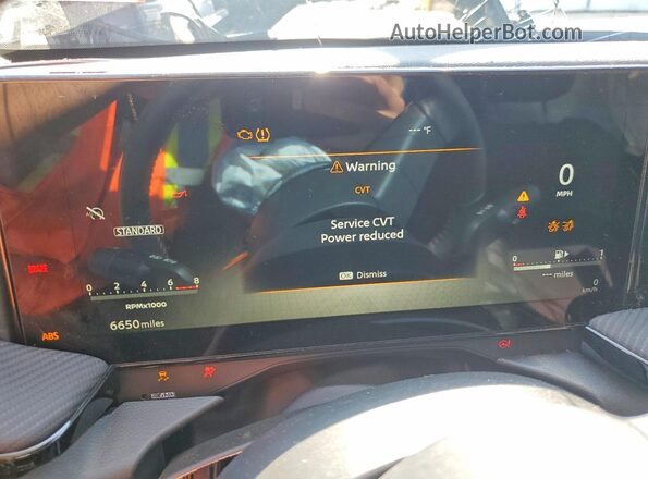 3N8AP6DA8SL417107 2025 NISSAN KICKS Charcoal Instrument cluster view