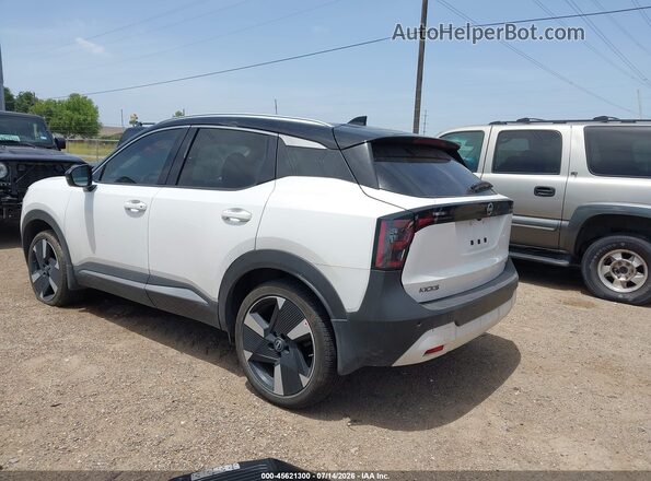3N8AP6DAXSL381145 2025 NISSAN KICKS White Trasero izquierdo
