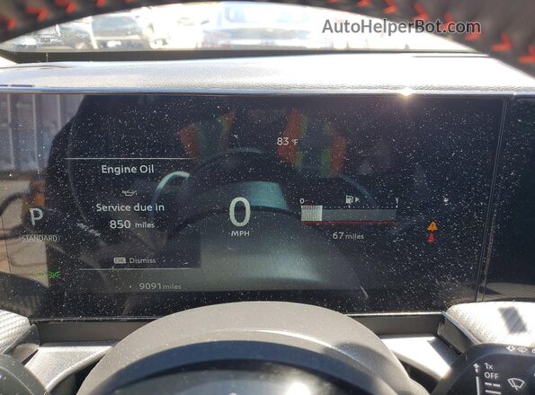 3N8AP6DB1SL428815 2025 NISSAN KICKS Black Instrument cluster view