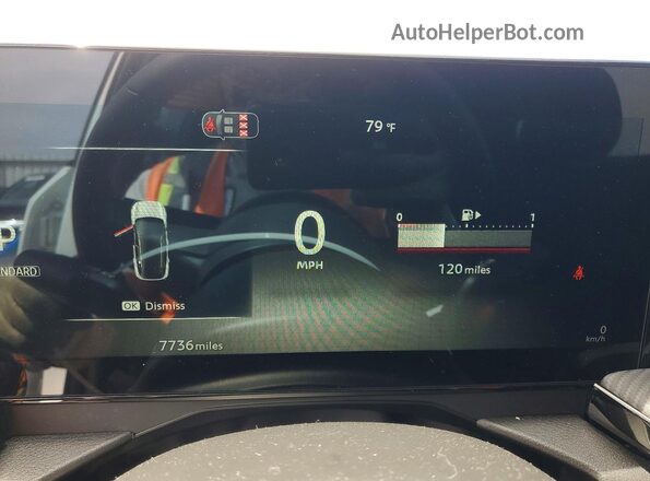 3N8AP6DB6TL316710 2026 NISSAN KICKS White Instrument cluster view