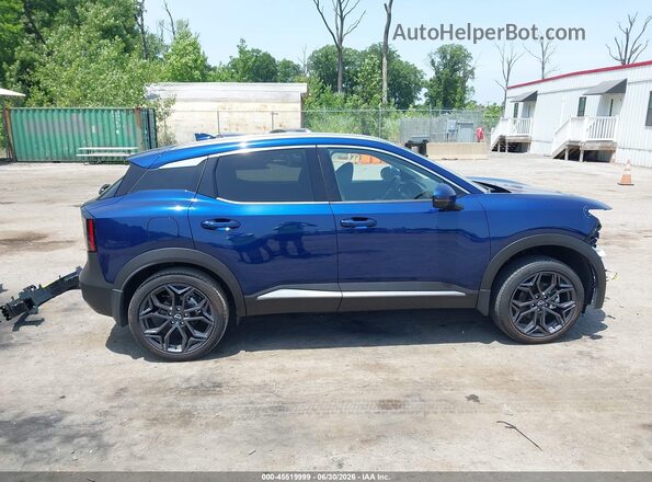 3N8AP6DB7SL328623 2025 NISSAN KICKS Dark Blue 360 interior view