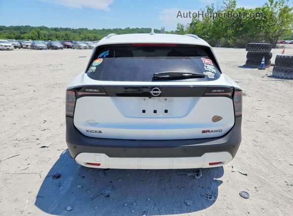 3N8AP6DD0SL304116 2025 NISSAN KICKS Белый Вид сзади