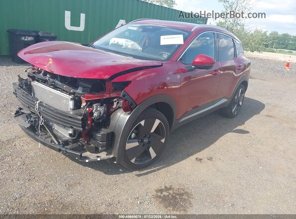 3N8AP6DD9SL432015 2025 NISSAN KICKS Red Առջևի ձախ երեք քառորդ տեսարան