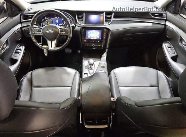 3PCAJ5AA6MF117367 2021 INFINITI QX50 Silver Вид панелі приладів