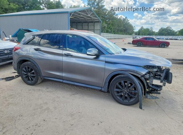 3PCAJ5AA9MF114527 2021 INFINITI QX50 Gray Передня права чверть
