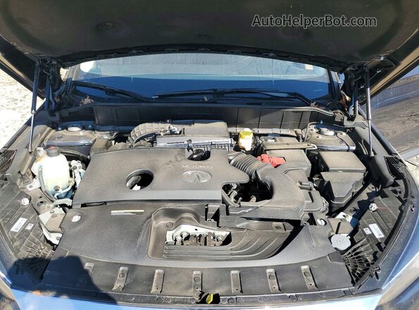 3PCAJ5AB3SF105778 2025 INFINITI QX50 Blue Սալոնի հետևի տեսք