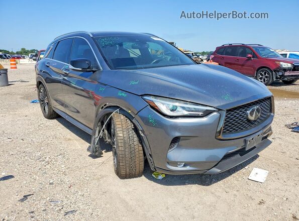 3PCAJ5BA2MF102329 2021 INFINITI QX50 Серый Передняя правая четверть