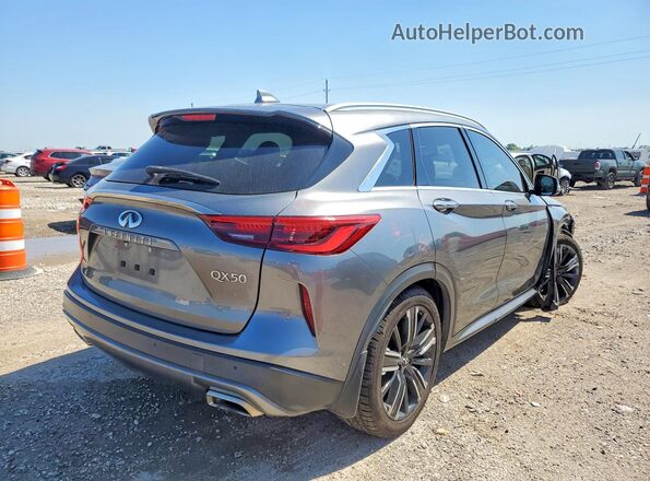 3PCAJ5BA2MF102329 2021 INFINITI QX50 Серый Задняя правая четверть