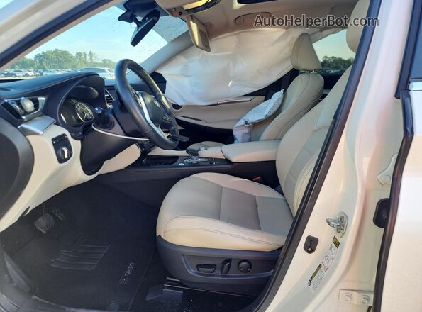 3PCAJ5BA2MF123925 2021 INFINITI QX50 White Vista interior delantera