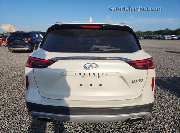 3PCAJ5BA2MF123925 2021 INFINITI QX50 White Vista trasera