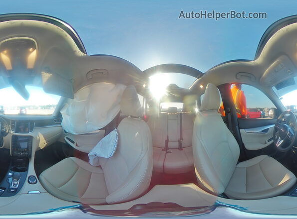 3PCAJ5BA2MF123925 2021 INFINITI QX50 White Vista interior de 360 grados