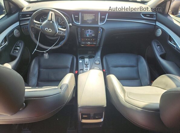 3PCAJ5BA2RF106338 2024 INFINITI QX50 Gray Առջևի վահանակի տեսք