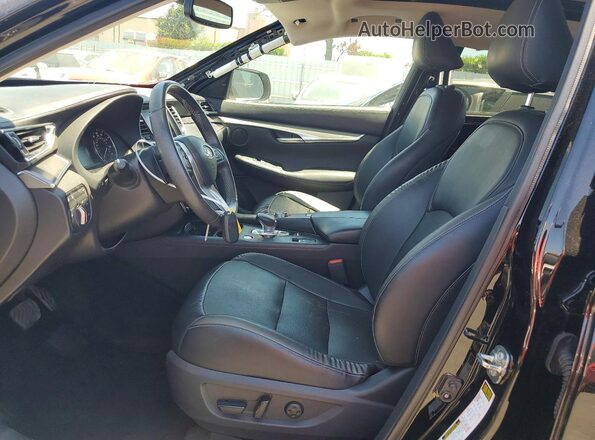 3PCAJ5BA3NF107945 2022 INFINITI QX50 Black Вид салону спереду