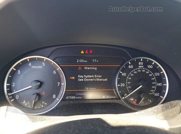3PCAJ5BA3NF107945 2022 INFINITI QX50 Black Вид щитка приладів