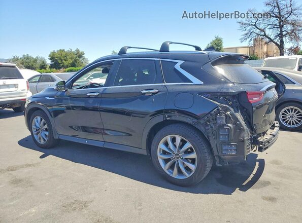 3PCAJ5BA3NF107945 2022 INFINITI QX50 Black Задня ліва чверть