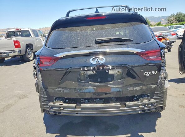 3PCAJ5BA3NF107945 2022 INFINITI QX50 Black Вид ззаду
