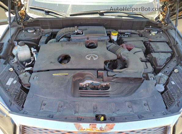 3PCAJ5BA3NF107945 2022 INFINITI QX50 Black Вид підкапотного простору