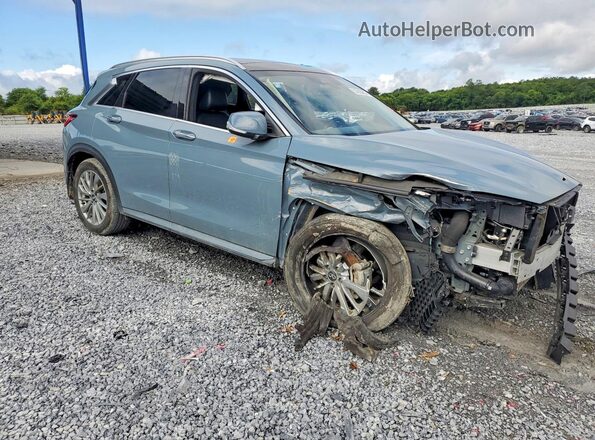 3PCAJ5BA3PF115322 2023 INFINITI QX50 Blue წინა მარჯვენა
