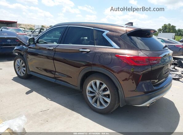 3PCAJ5BA4MF108102 2021 INFINITI QX50 Dark Brown უკანა მარცხენა