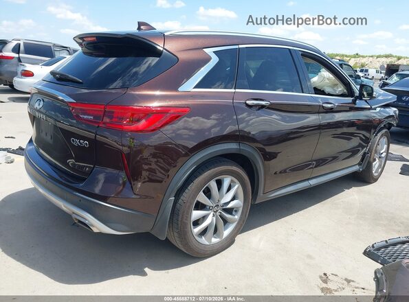 3PCAJ5BA4MF108102 2021 INFINITI QX50 Dark Brown უკანა მარჯვენა
