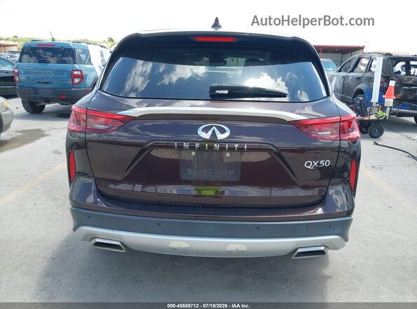 3PCAJ5BA4MF108102 2021 INFINITI QX50 Dark Brown 