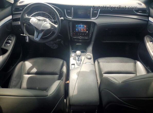 3PCAJ5BA4NF120140 2022 INFINITI QX50 Black Dashboard view