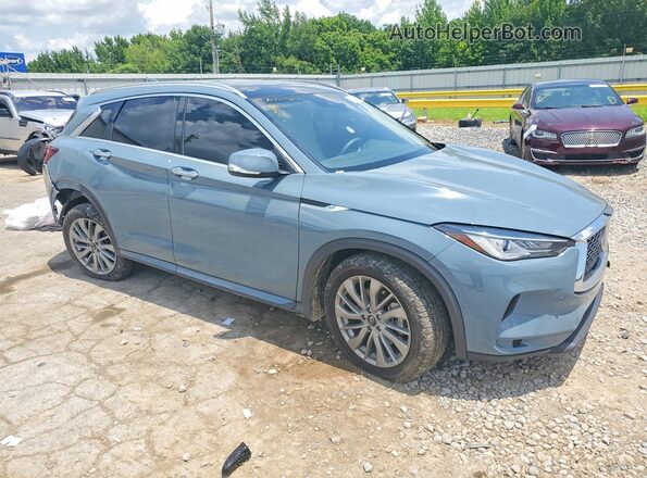 3PCAJ5BA4PF118875 2023 INFINITI QX50 Blue Front right