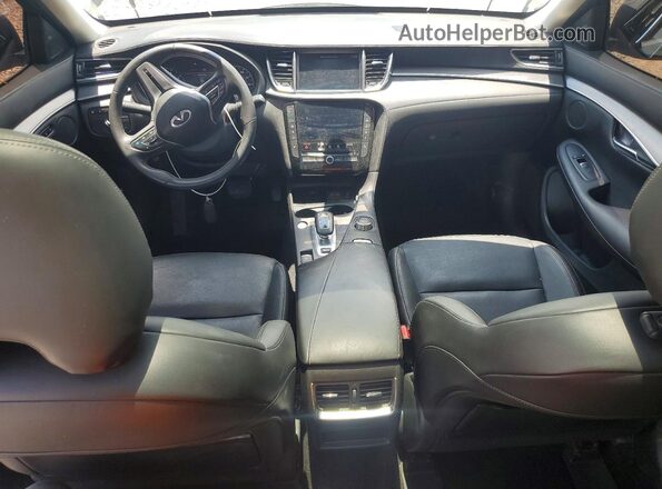 3PCAJ5BA4PF118875 2023 INFINITI QX50 Blue Dashboard view