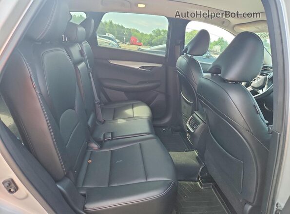 3PCAJ5BA5MF104995 2021 INFINITI QX50 Silver Rear seats view