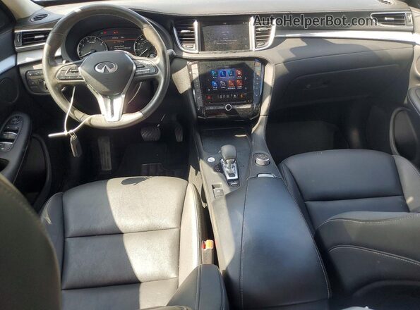 3PCAJ5BA5MF104995 2021 INFINITI QX50 Silver Dashboard view