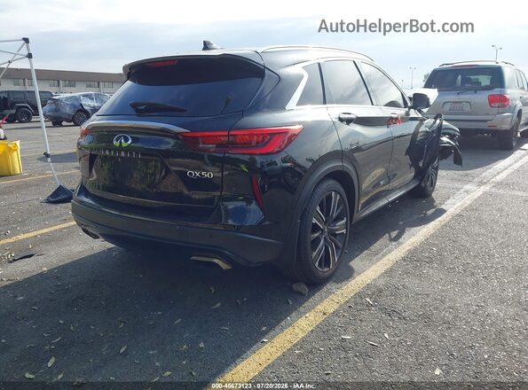 3PCAJ5BA5MF110134 2021 INFINITI QX50 Black Հետևի աջ