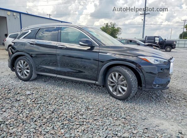 3PCAJ5BA6MF101653 2021 INFINITI QX50 Black Przód prawy