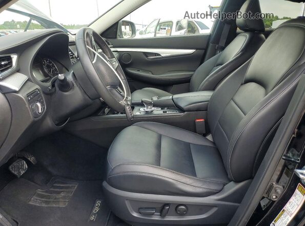 3PCAJ5BA6MF101653 2021 INFINITI QX50 Black Widok wnętrza z przodu