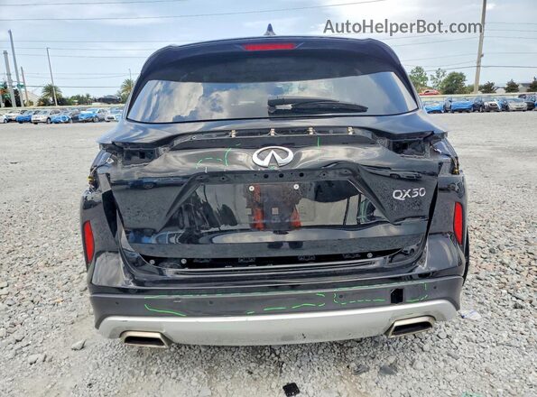 3PCAJ5BA6MF101653 2021 INFINITI QX50 Black Widok z tyłu