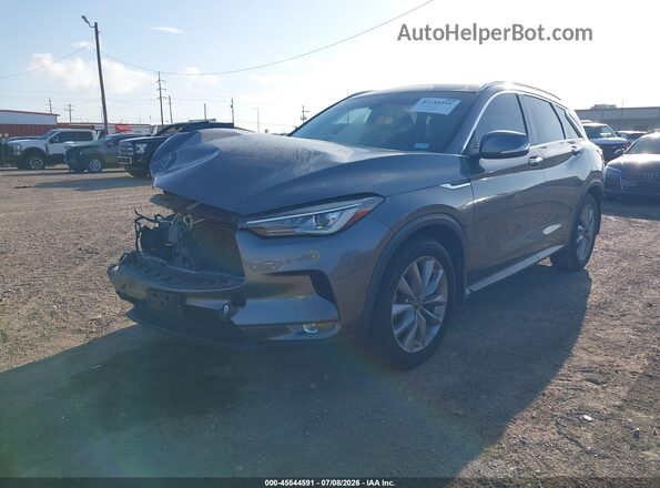 3PCAJ5BA6NF106238 2022 INFINITI QX50 Gray Передня ліва чверть