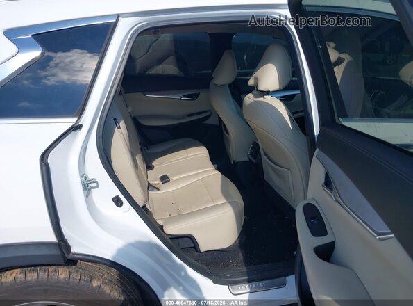 3PCAJ5BA7MF109003 2021 INFINITI QX50 White Widok naklejki z numerem VIN