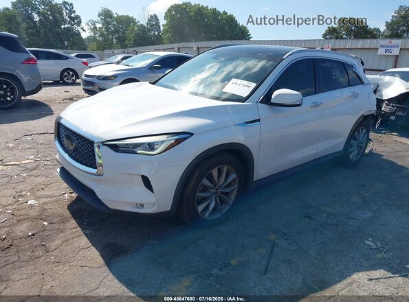 3PCAJ5BA7MF109003 2021 INFINITI QX50 White Przód lewy