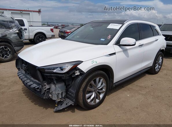 3PCAJ5BA7NF112016 2022 INFINITI QX50 Белый Передняя левая четверть