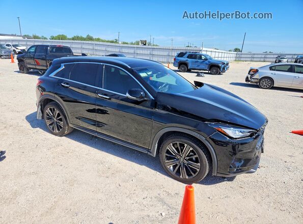 3PCAJ5BA8NF113322 2022 INFINITI QX50 Black Przód prawy