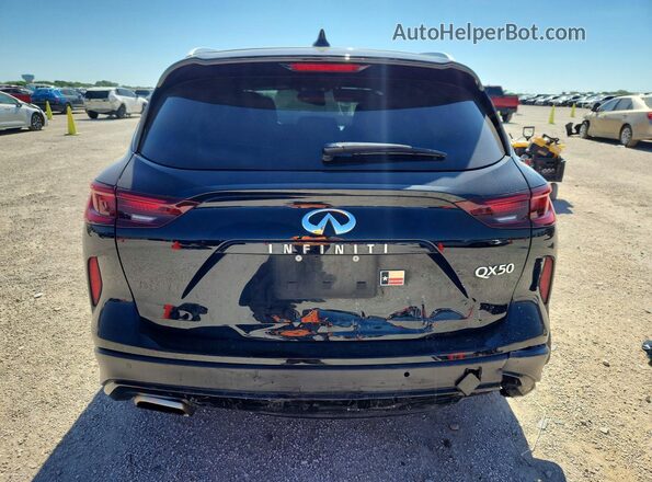 3PCAJ5BA8NF113322 2022 INFINITI QX50 Black Widok z tyłu