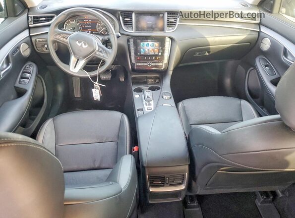 3PCAJ5BA8RF114007 2024 INFINITI QX50 Black Առջևի վահանակի տեսք
