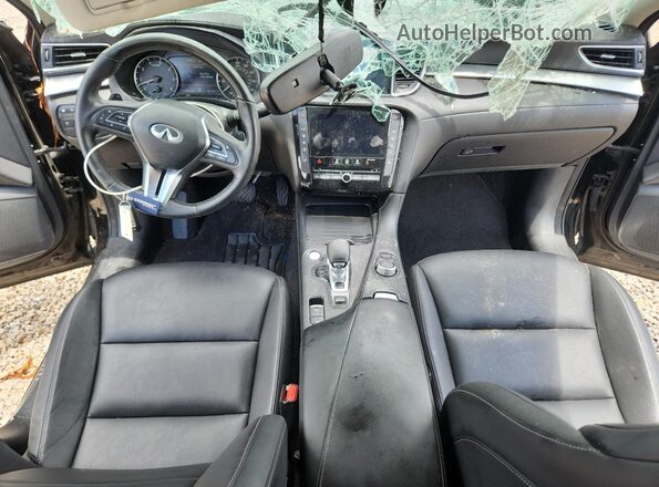 3PCAJ5BAXMF104894 2021 INFINITI QX50 Black Dashboard view